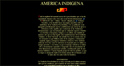 Desktop Screenshot of americaindigena.com