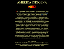 Tablet Screenshot of americaindigena.com